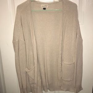 M Creme Knit Cardigan